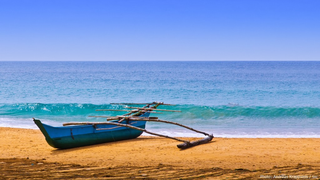 Fisherman's Canoe on Beach